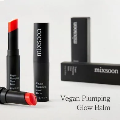 MIXSOON Vegan Plumping Glow Balm – сяючий бальзам для губ для візуального об'єму