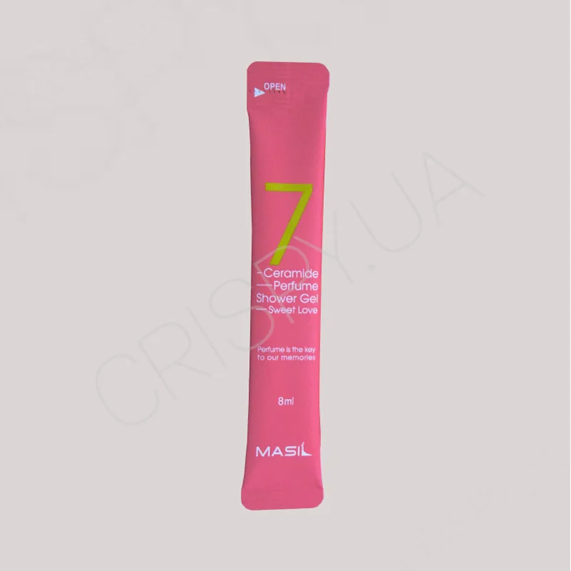 Пробник парфумованого геля для душу з церамідами MASIL 7 CERAMIDE PERFUME SHOWER GEL (SWEET LOVE) - 8 мл