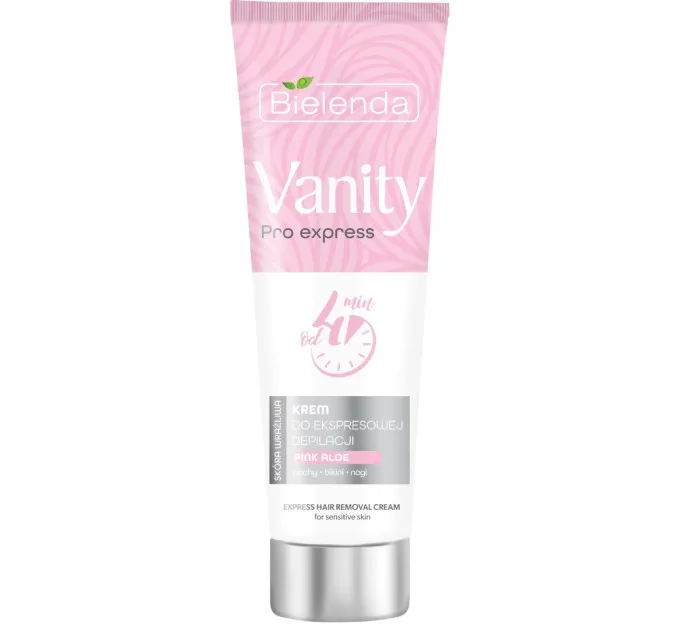 Крем для експрес-депіляції з екстрактом рожевого алое - VANITY PRO EXPRESS
