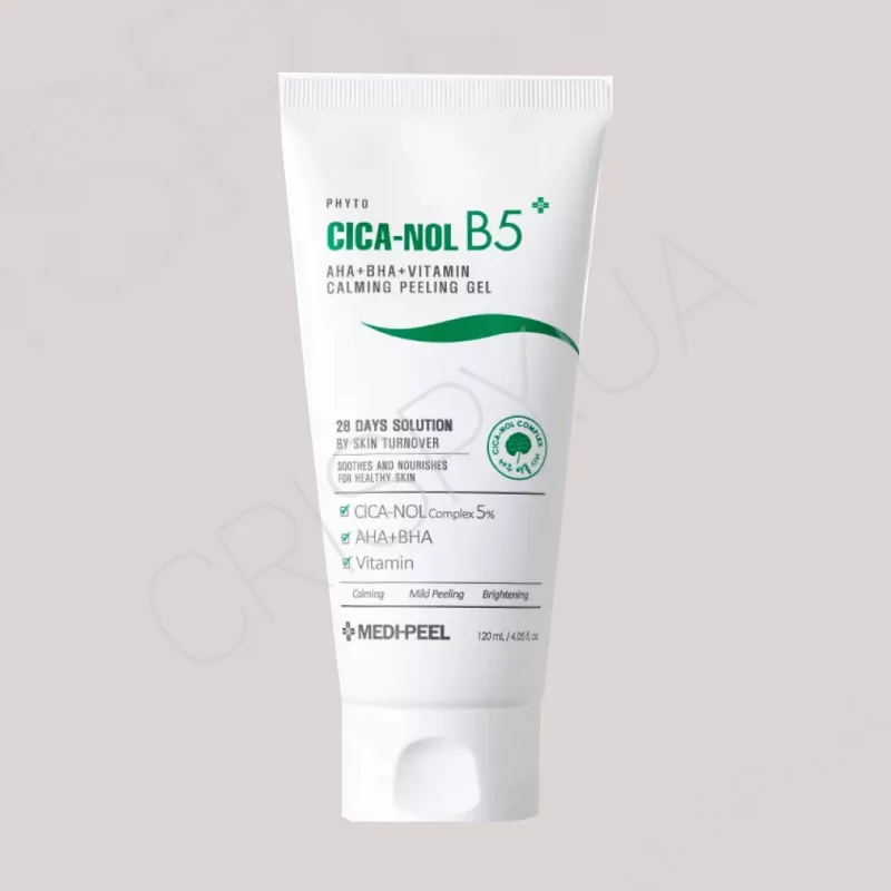 Пілінг-скатка для обличчя з кислотами MEDI PEEL PHYTO CICA-NOL B5 CALMING PEELING GEL CREAM - 120 мл