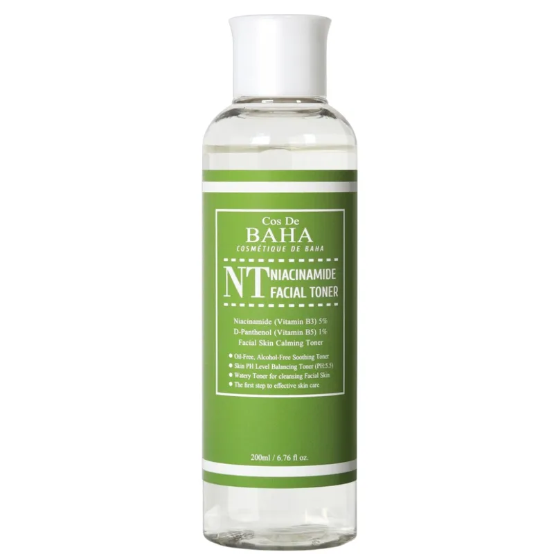 Cos De BAHA Niacinamide Toner 5% 200 мл — Тонер для проблемної шкіри з ніацинамідом