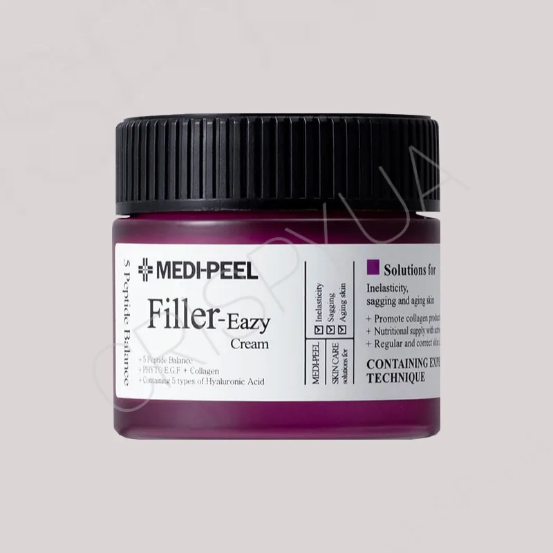 Крем-філер проти зморшок для пружності шкіри з пептидами та EGF - Medi Peel Filler Eazy Cream, 50 г