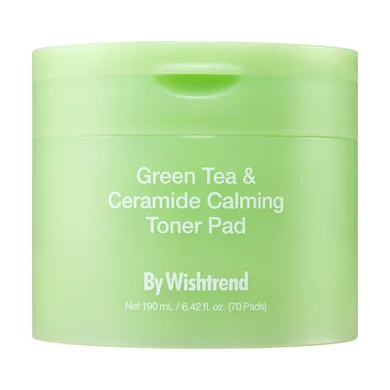 By Wishtrend Green Tea & Ceramide Calming Toner Pad