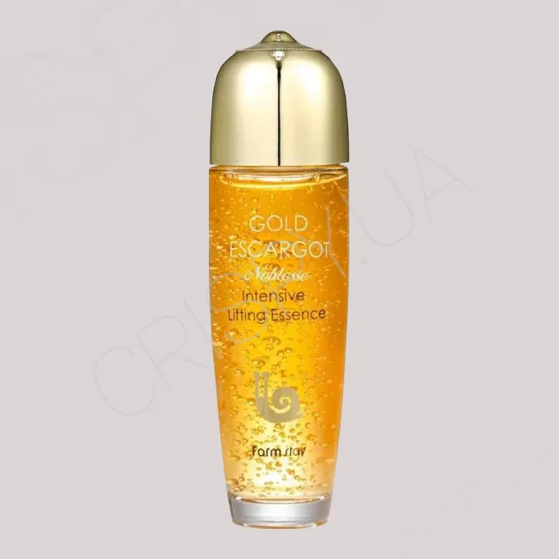 Есенція для обличчя з муцином королівського равлика FARMSTAY GOLD ESCARGOT NOBLESSE INTENSIVE LIFTING ESSENCE - 150 мл
