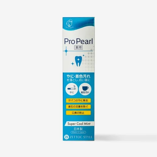 Відбілююча зубна паста зі смаком крижаної м яти 100 мл Nippon Zettoc Style Pro Pearl Super Cool Mint Toothpaste