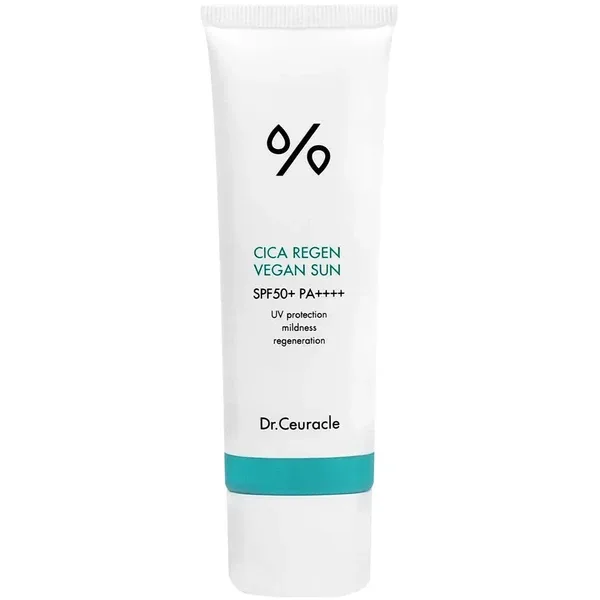 Dr.Ceuracle Cica Regen Vegan Sun SPF 50+ PA++++ - Сонцезахисний гель з центелою