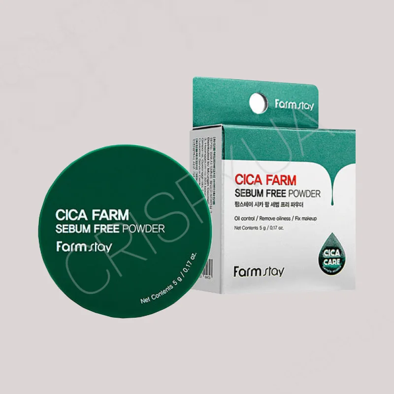 Розсипчаста пудра з центелою FARMSTAY CICA FARM SEBUM FREE POWDER - 5 г