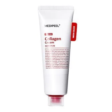 Бар'єрний крем для еластичності з колагеном та лактобактеріями - Medi Peel Red Lacto Peptide Collagen Barrier Cream, 80 мл