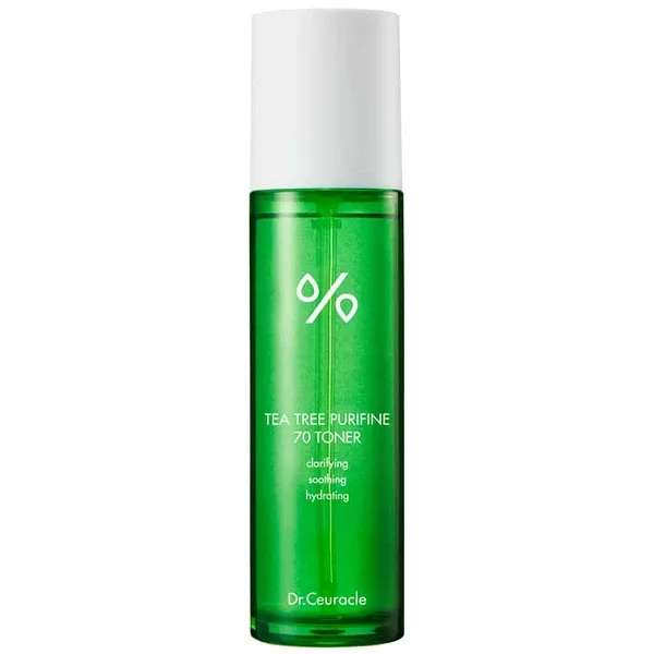 Заспокійливий тонер з екстрактом чайного дерева Dr. Ceuracle Tea Tree Purifine 70 Toner 100 мл