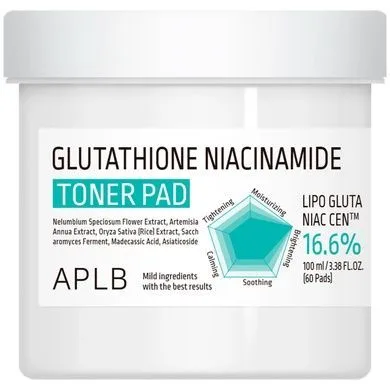 APLB Glutathione Niacinamide Toner Pad
