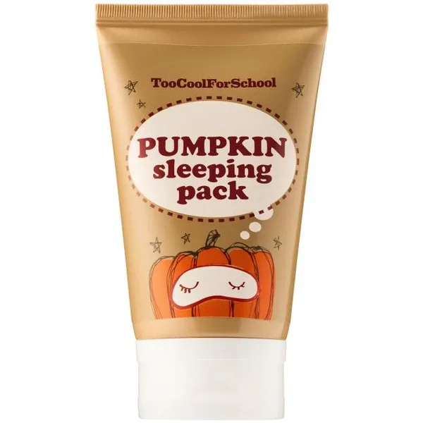 Too Cool For School Pumpkin Sleeping Pack - Нічна маска з гарбузовим екстрактом