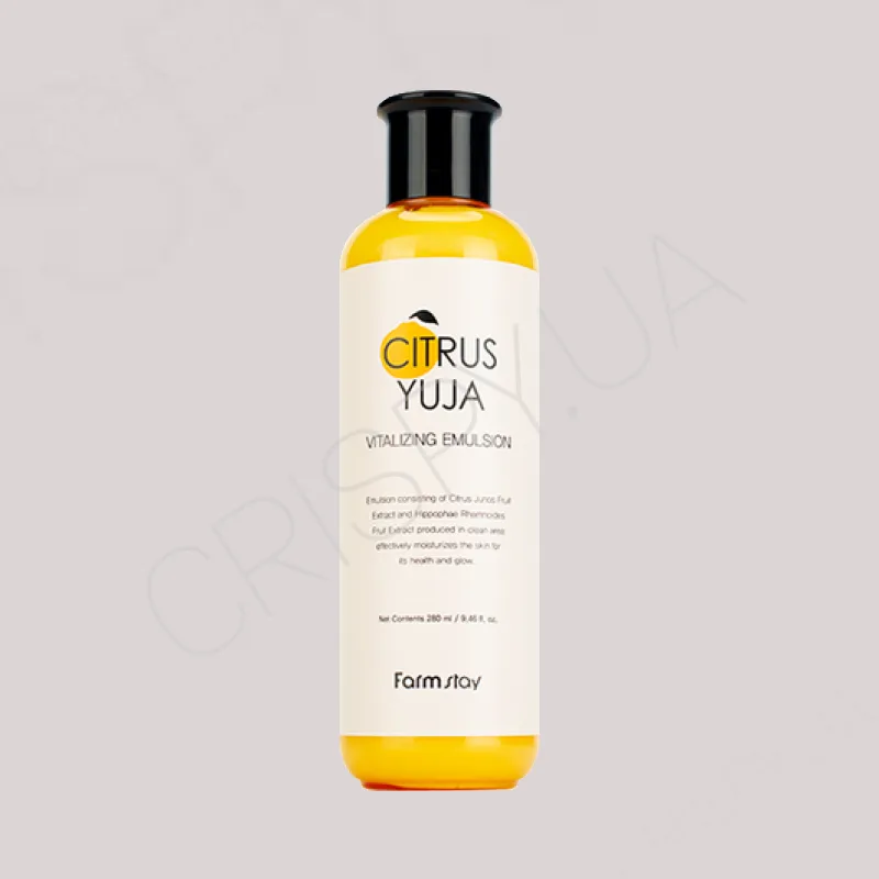 Емульсія з екстрактом юдзу FARMSTAY CITRUS YUJA VITALIZING EMULSION - 280 мл