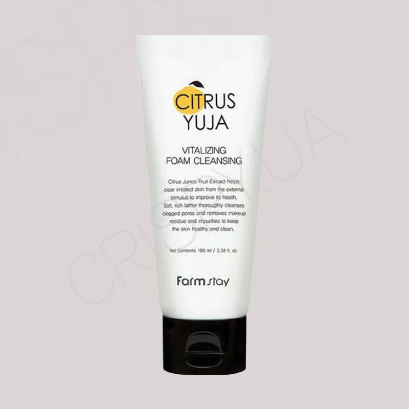 Пінка для вмивання FARMSTAY CITRUS YUJA VITALIZING FOAM CLEANSER - 100 мл