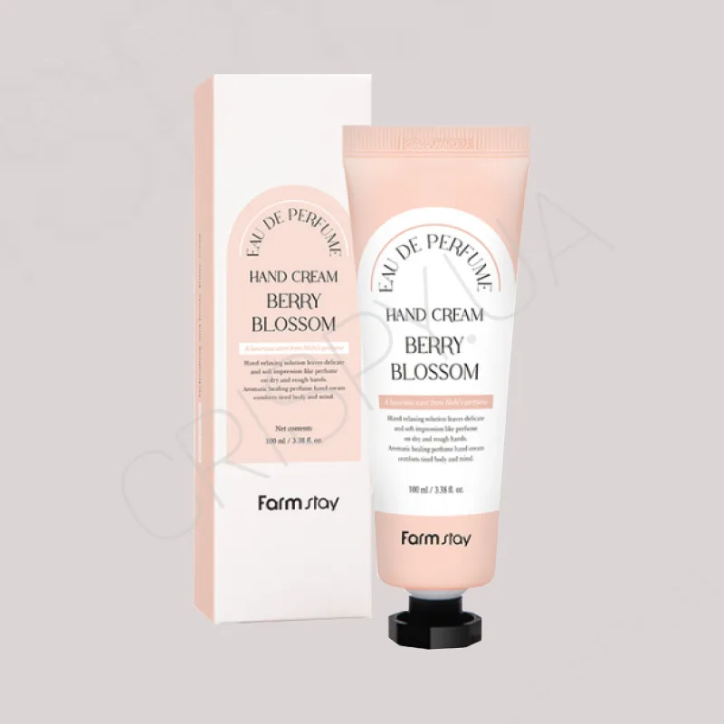 Парфумований крем для рук FARMSTAY EAU DE PERFUME HAND CREAM BERRY BLOSSOM - 100 мл