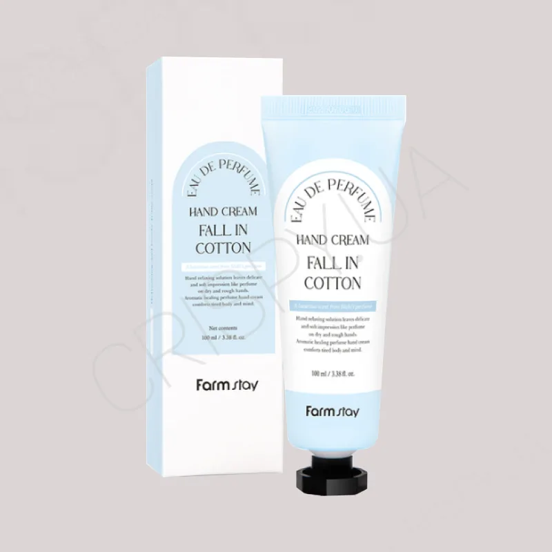 Парфумований крем для рук FARMSTAY EAU DE PERFUME HAND CREAM FALL IN COTTON - 100 мл
