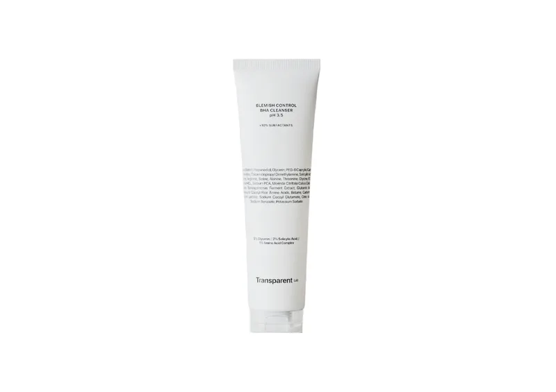 Очисник для вікової шкіри, схильної до акне TRANSPARENT-LAB Blemish Control BHA Cleanser 150 мл