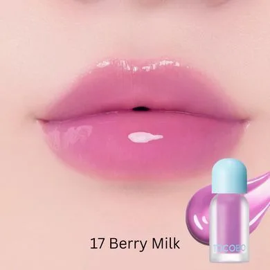 Tocobo Juicy Berry Plumping Lip Oil – сяюча олія для губ 17 Berry Milk