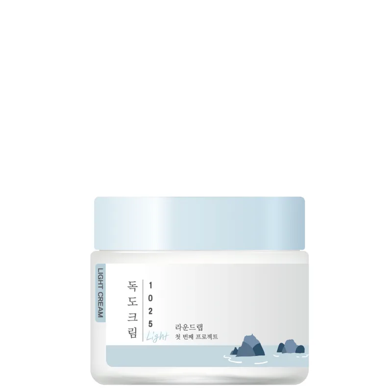 Round Lab 1025 Dokdo Light Cream 80 мл — Легкий зволожуючий крем із морською водою
