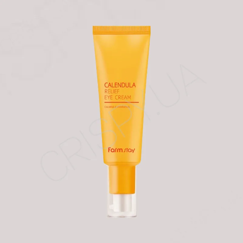 Крем для очей з календулою FARMSTAY CALENDULA RELIEF EYE CREAM - 50 мл