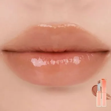 rom&nd Sheer Tinted Stick 01 Bare Pumpkin – напівпрозора сяюча помада-тінт