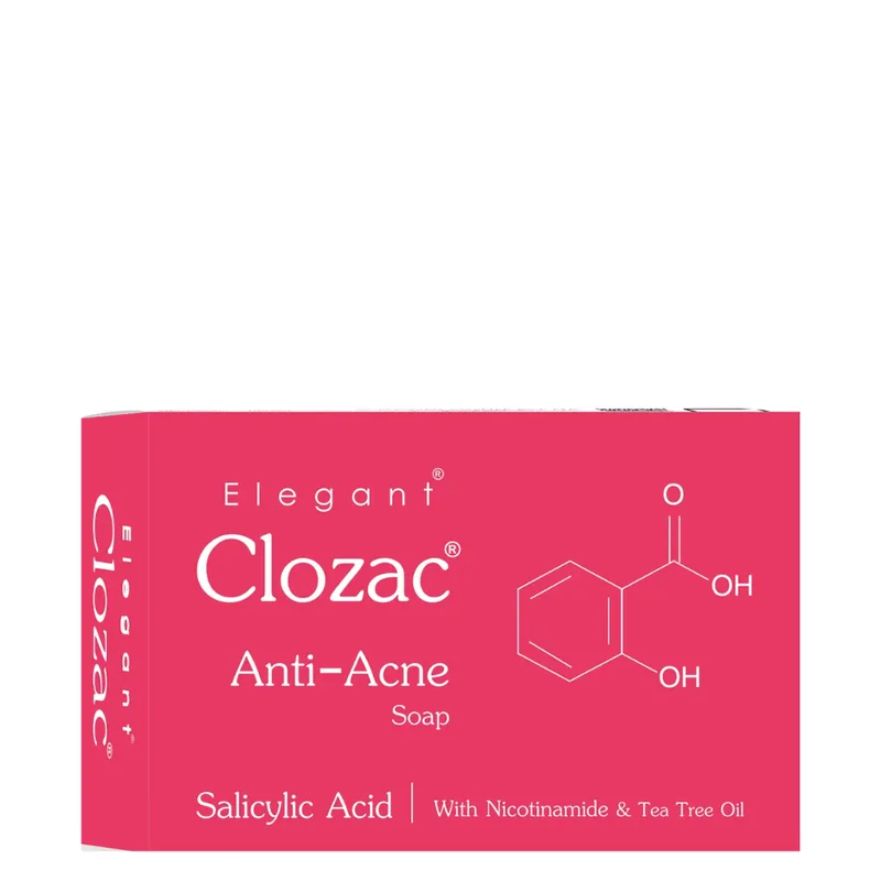 Clozac Anti-Acne Soap — Антибактеріальне мило для тіла від висипань — Мило від акне на тілі
