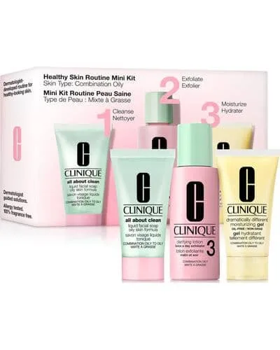 Healthy Combination to Oily Skin Mini Routine Kit Міні-набір для догляду за комбінованою та жирною шкірою - Clinique