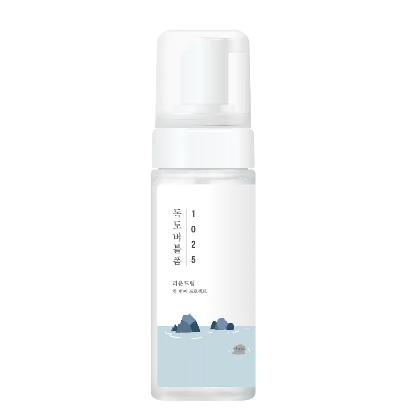 Round Lab 1025 Dokdo Bubble Foam 150 мл — Пінка для вмивання проблемної шкіри з морською водою