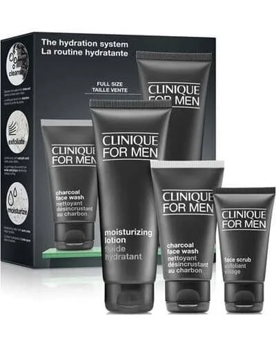 Men Hydration System Set Набір засобів для щоденного зволоження шкіри обличчя для чоловіків - Clinique