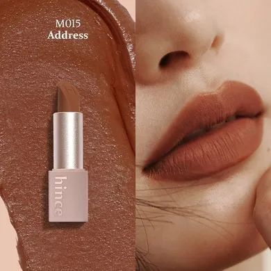 Hince Mood Enhancer Matte Lipstick – комфортна матова помада M015 Address