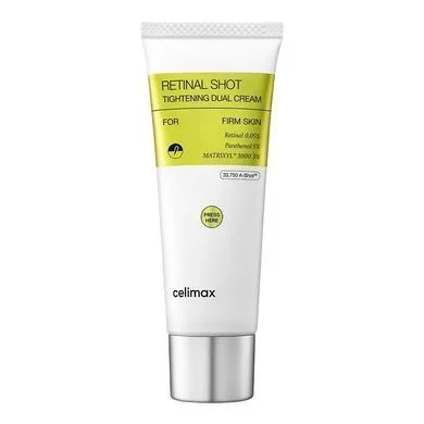 Підтягуючий крем з ретиналем і пептидами - CELIMAX The Vita-A Retinal Shot Tightening Dual Cream, 50 мл