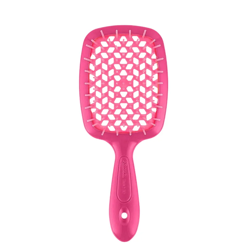 Щітка для волосся Janeke Superbrush Small неоново-рожева