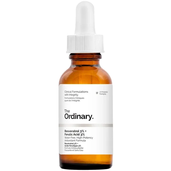 The Ordinary Resveratrol 3% + Ferulic Acid 3% - Антиоксидантна сироватка для пружності шкіри