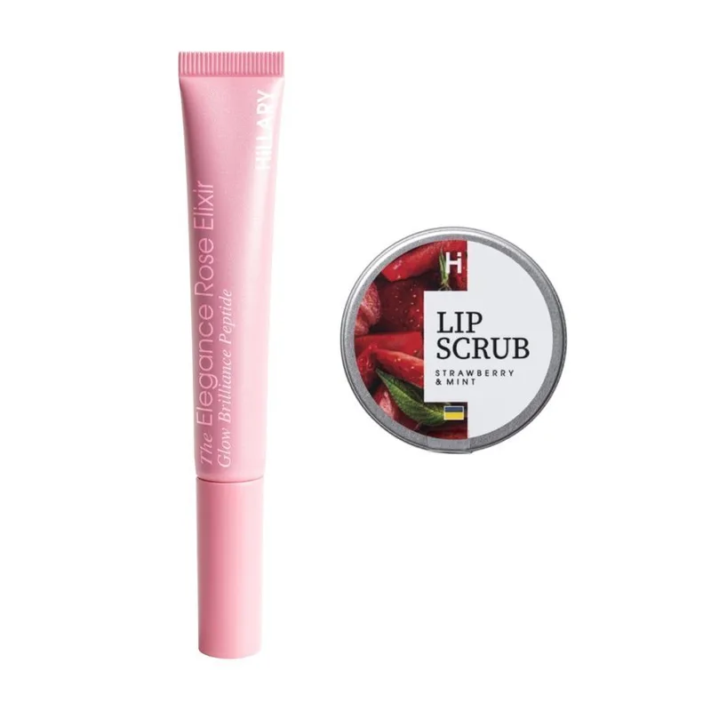 Набір проти сухості та для об’єму губ Hillary Lip Hydration & Plumping Set