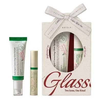 Набір засобів для обличчя - AXIS-Y Glass Skin Duo, (50мл + 10мл)