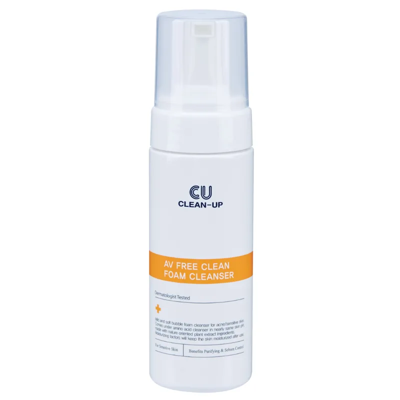 CUSKIN Clean-Up Av Free Purifying Foam Cleanser 150 мл — Пінка для вмивання
