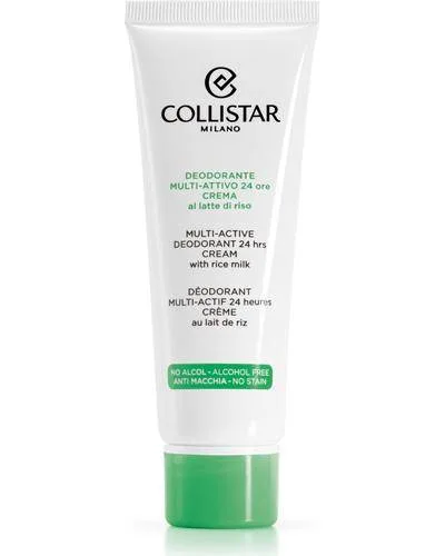 Multi-Active Deodorant 24 Hours Cream with Rice Milk Кремовий дезодорант з рисовим молочком - Collistar