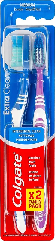 Зубна щітка Colgate Експерт чистоти середньої жорсткості 2 шт.
