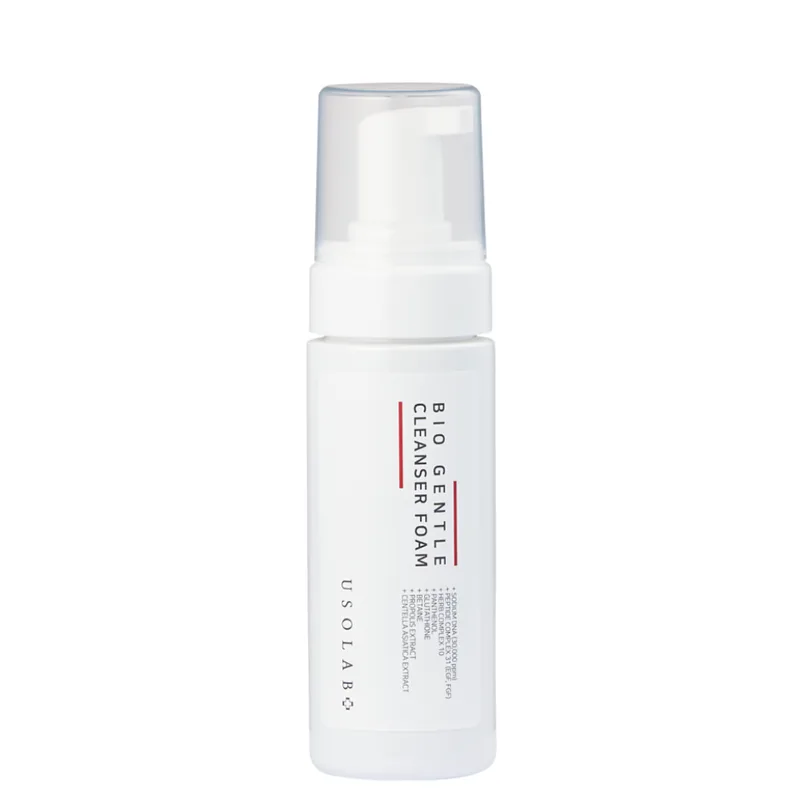 Usolab Bio Gentle Cleanser Foam 150 мл — Очищуюча мусова пінка для вмивання з полінуклеотидами