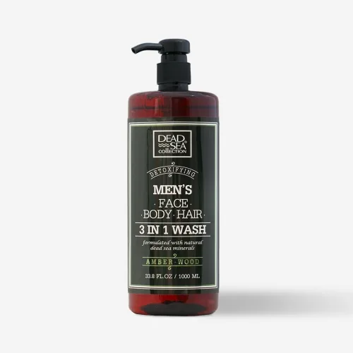 3 в 1 Гель для душу, волосся і обличчя для чоловіків DSC Men’s Amber-wood