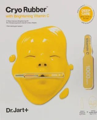 Альгінатна маска для освітлення шкіри обличчя - Dr. Jart+ Cryo Rubber With Brightening Vitamin C 44 г