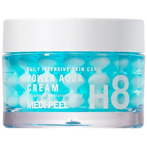Глибокозволожуючий капсульний крем - Medi Peel Power Aqua H8 Cream, 50 г