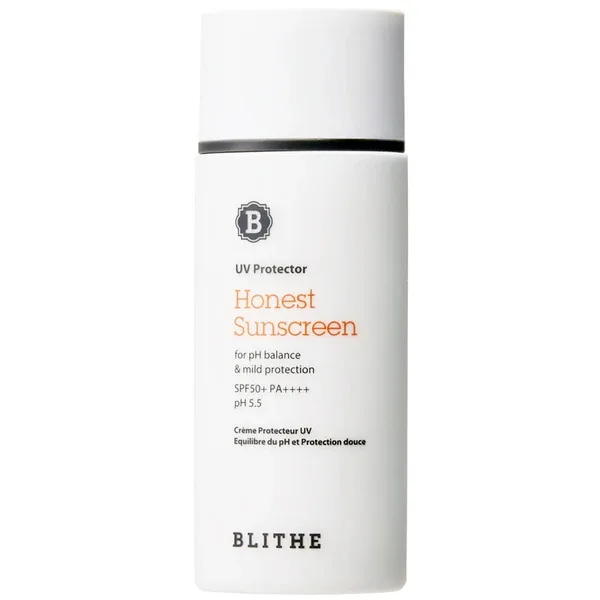 Blithe UV Protector Honest Sunscreen for pH balance & mild protection SPF50+ PA++++ - М'який сонцезахисний крем на фотостабільних фільтрах