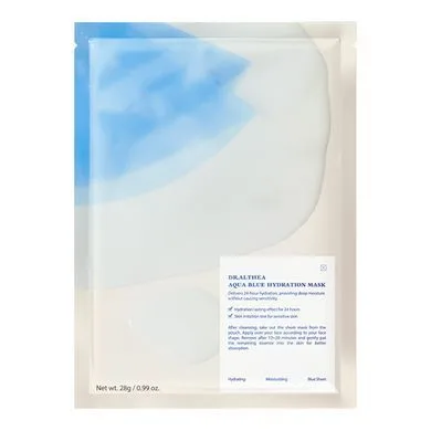 Зволожуюча тканинна маска з азуленом та агавою - Dr. Althea Aqua Blue Hydration Mask, 1 шт