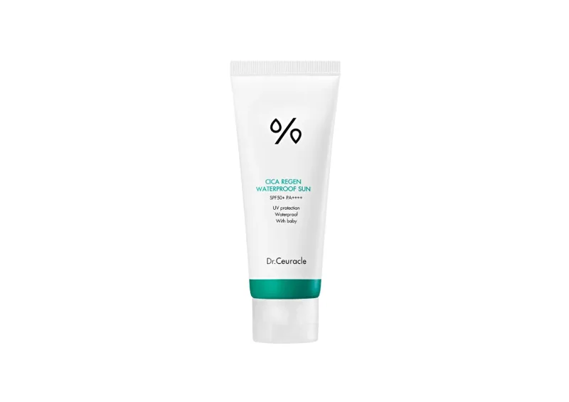Водостійкий солнцезахисний крем із центелою азіатською SPF50+ PA++++ Dr.Ceuracle, 100 мл