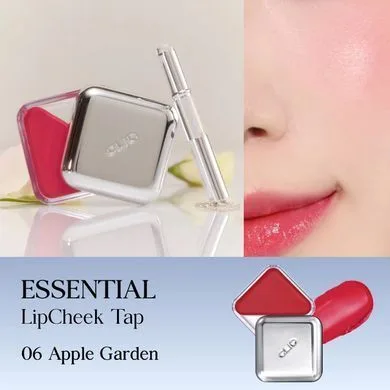 CLIO Essential Lipcheek Tap – бальзам для губ та рум'яна 06 Apple Garden