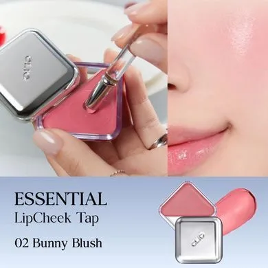 CLIO Essential Lipcheek Tap – бальзам для губ та рум'яна 02 Bunny Blush
