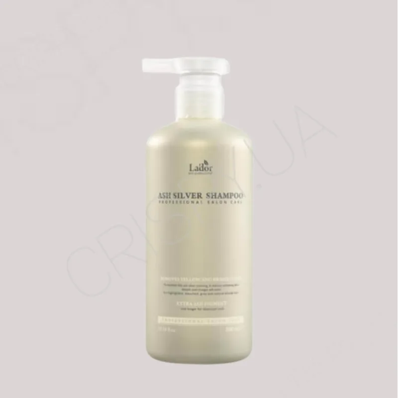 Шампунь для нейтралізації жовтого відтінку волосся Lador Ash Silver Shampoo - 300 мл