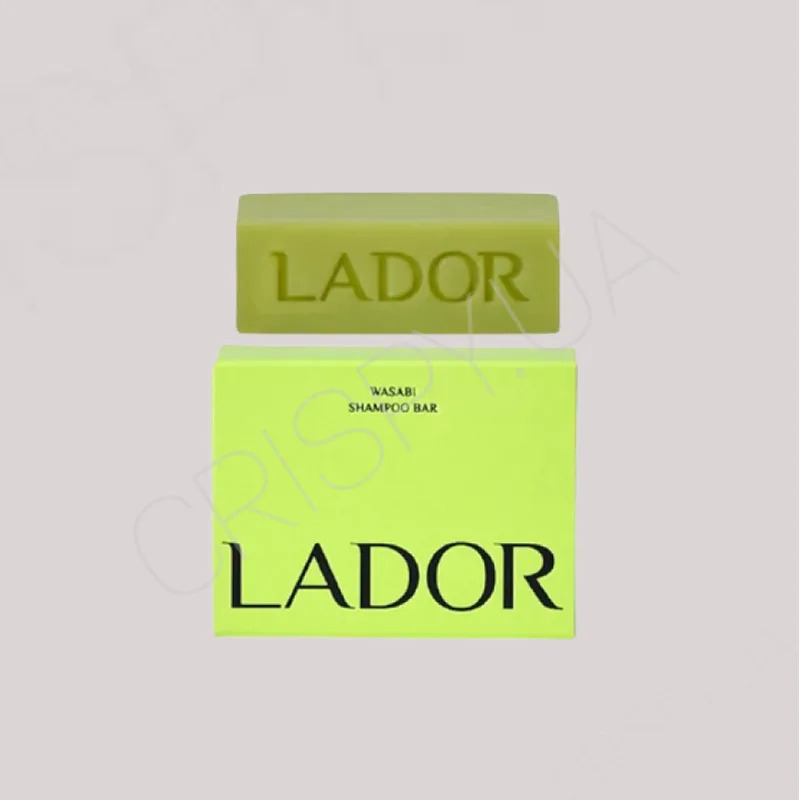 Безсиликоновий натуральний шампунь для волосся Lador WASABI SHAMPOO BAR - 115 г