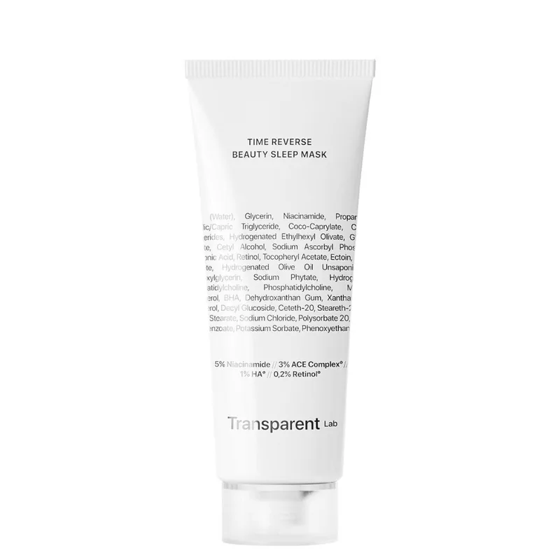 Transparent Lab Time Reverse Beauty Sleep Mask 75 мл — Нічна антивікова маска з ретинолом