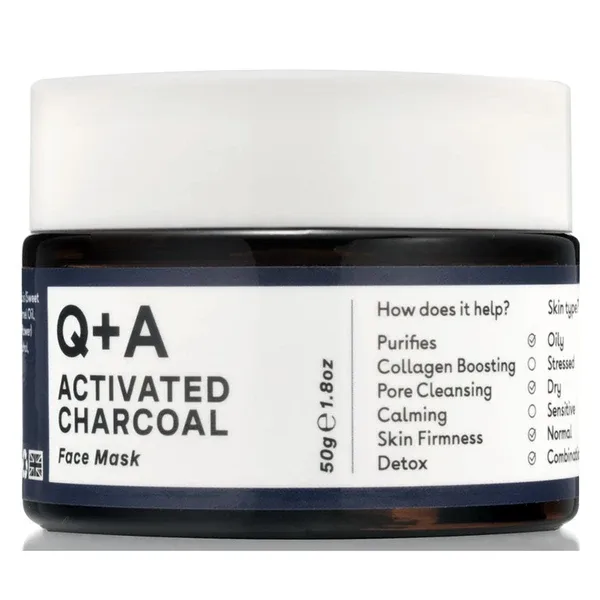 Q+A Activated Charcoal Face Mask